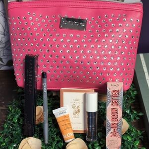 Bebe Makeup Bag & 6 Piece Makeup BUNDLE